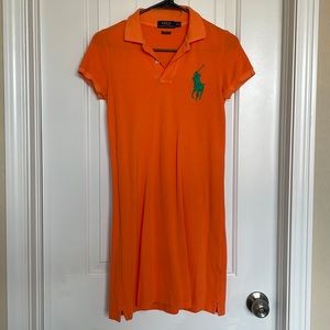 Polo RL the mesh mini dress